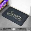 Puerta de entrada raspando lodo rozando felpudo felpudo doméstico resistente al desgaste felpudo para pies cocina resistente a manchas alfombrilla antideslizante alfombrilla publicitaria personalización