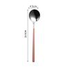 Cuchara coreana de acero inoxidable 304, cuchara de mango largo, cuchara para bibimbap, cuchara para helado, cuchara de postre, acero inoxidable, alto valor de color