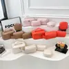 Nueva Bolsa Cosmética para Pastel Piel PU Gran Capacidad Impermeable Bolsa de Almacenamiento Portátil Bolsa de Almacenamiento Cosmético Venta al por Mayor