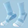 Calcetines de running para hombre, de talla grande, con absorción del sudor, antideslizantes, acolchados, bajos de toalla, deportivos, prácticos y profesionales para baloncesto.