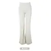 Pantalones de Yoga Versátiles Cómodos de Nylon de Alta Elasticidad Seda de Hielo Ajustados Levanta Glúteos Adelgazantes para Mujer, Control de Abdomen Moldeadores de Pierna Ancha