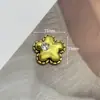 Acessórios retro liga amor flor diamante pérola estilo pequeno perfumado temperamento adorno de cabeça material feito à mão doce cool sapatos flor