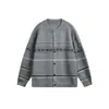 Cardigan Jacket Tricô Jacquard Fair Isle Casual Solto Retro Americano Novo Outono 2026 Vintage Yidao