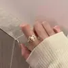 Anillo Geométrico Asimétrico de Plata de Ley 925 para Mujer Ins 2025 Nuevo Diseño de Nicho Sentido del Diseño Anillo Elegante para el Dedo Índice