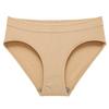 Ropa interior sin costuras para mujer Calzoncillos de cintura media de alta elasticidad para niñas Vaina anti-rozaduras Pantalones de algodón transpirable para estudiantes