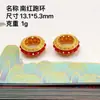 Accesorios Bañados en Oro Plata Anillo para Correr Cuentas Semiacabadas Joyería de Cristal DIY Collar Plata S925 Producto Nuevo