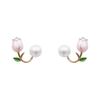 Pendientes de perlas elegantes de estilo coreano con diseño de nicho, pendientes avanzados para mujer, nuevos pendientes personalizados de moda 2022