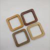 Vendas Diretas da Fábrica Alça de Bolsa 12*12 Pequena Quadrada Alça de Madeira Alça de Madeira Feita à Mão DIY Acessórios para Bolsa Tecida