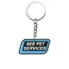 Llavero de Animalitos Doctor Dibujo Animado de Goma Suave PVC Colgante para Maleta Llavero Accesorio DIY Transfronterizo En Stock