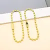 Cadena de Cuentas Redondas Cadena de Cuentas Onduladas Cadena para Joyería 10cm Colorida Hierro Pintado con Spray Cadena para Colgante Pequeño Joyería Hecha a Mano DIY Accesorios para Joyería