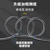 Cadeado de Chave para Bicicleta, Cadeado de Senha para Bicicleta Elétrica, Cadeado de Senha Antifurto para Mountain Bike, Cadeado de Aço Portátil para Bicicleta