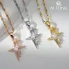 Joias Ai Tong: Colar de Luxo Leve Brilhante Estrela Cadente, Colar Simples Exquisito de Alta Qualidade, Lindo Colar de Moda Personalizado