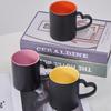 Taza interior que cambia de color con transferencia de calor, Taza con imagen interior de color esmerilado, Taza de porcelana para regalo navideño con foto publicitaria imprimible