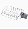 Organizador de Caddy para Fregadero de Acero Inoxidable Soporte para Esponja Cepillo Trapo Estante de Almacenamiento para Grifo de Cocina