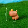 Micro paisaje creativo lindo carpincho pequeño muñeco caja ciega accesorios de joyería coche escritorio pequeños adornos
