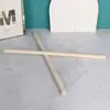 Manualidades Creativas de Madera Palo Redondo Joystick Palo de Madera Manualidades Hecho a Mano DIY Ensamblado Palo de Bandera Soporte para Arreglo Floral