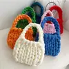 Hilo de Velour de Cristal Islandés Extra Grueso para Bolsas Tejidas a Mano DIY Producto Terminado Estilo Coreano Bolso de Mensajero de Mano Venta al por Mayor Transfronteriza