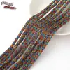 Encaje Trenzado de Oro Colorido Cuerda de 4 Hilos DIY Alambre Hecho a Mano Semi-Terminado Cuerda de Estilo Étnico