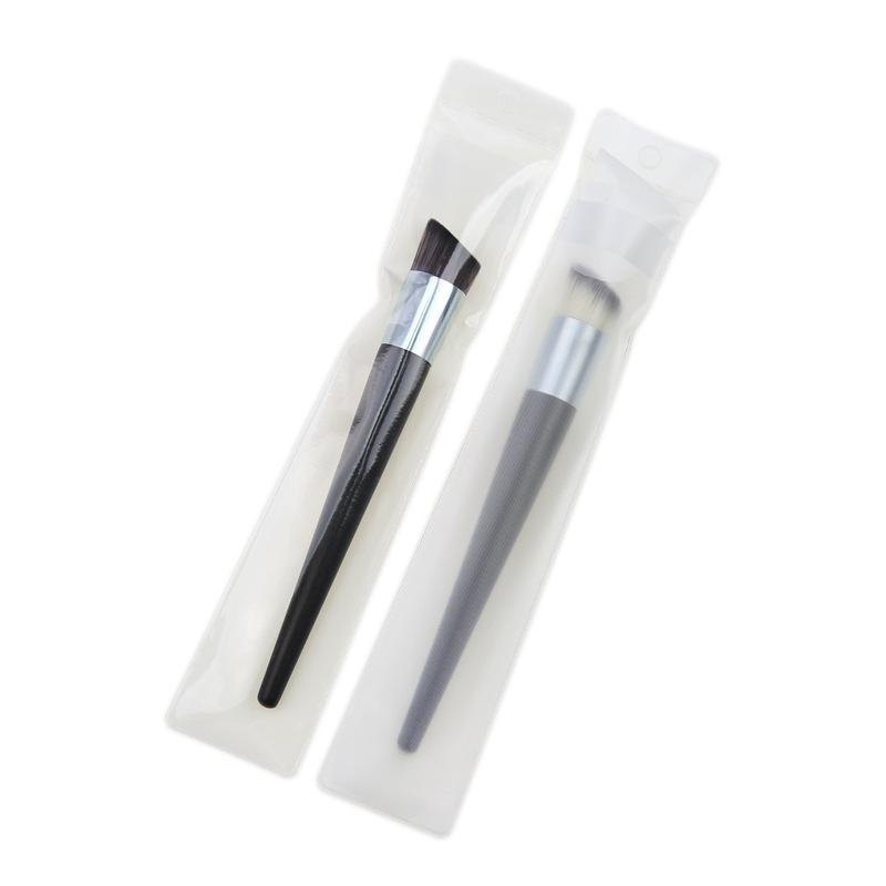 单支尖尾柄斜头粉底刷