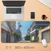 Venda Direta de Fábrica Mouse Pad Grande para Escritório Mouse Pad de Mesa com Vista Urbana de Anime Antiderrapante Impermeável Borda com Travamento de Precisão Mouse Pad