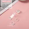 Tirante de Hombro Invisible Transparente Escarchado de 1 cm Desmontable Accesorios para Ropa Interior TPU Alta Elasticidad Engrosado Tirante de Hombro sin Marcas Ropa Interior