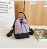 Bolsa Transversal de Marca Tendência Transfronteiriça Masculina e Feminina Esportes ao Ar Livre Meninas Cordão Combinando Cores Estilo Coreano Mochila Pequena de Balde de Ombro Único