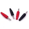 Enchufe banana cabeza de linterna de 4MM funda de goma blanda enchufe banana sin soldadura cabeza banana de goma blanda antideslizante tipo linterna