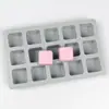 Molde de Silicona Cuadrado de 15 Agujeros para Pastel, Pudín, Chocolate, Repostería DIY, Mousse