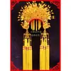 Corona de fénix emperatriz china Corona de fénix chal de ópera traje de actuación actuación en escenario Hanfu foto chal de corona de fénix vestuario ambiente