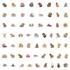 1000 Lindas Caricaturas Capibala Capibara Pequeñas Pegatinas Transfronterizas Domésticas Aplicables Decorativas Carcasa de Teléfono Móvil Pegatinas para Taza de Agua