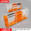 Miniso Vitrine de Ilha Laranja Dupla Face Loja de Joias Boutique, Lingerie, Produtos para Bebê, Papelaria, Pet Shop, Capas de Celular, Prateleira de Produtos Premium