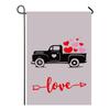 Bandera de Jardín para el Día de San Valentín de Amazon 2022 Decoración con Atmósfera Festiva Bandera Poliéster/Lino Opcional Exportación Transfronteriza