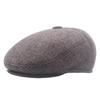 Sombrero para personas de mediana edad y mayores, sombrero de algodón con protección para los oídos para hombre, gorra cálida a prueba de viento de invierno para abuelo, gorra gruesa de terciopelo para papá