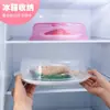 Tapa de conservación de plástico de grado alimenticio, tapa redonda a prueba de salpicaduras para calentar en microondas, tapa para recipiente de sobras de refrigerador, tapa de comida a prueba de polvo para el hogar