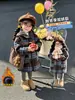 Abrigo de Lana con Forro de Terciopelo para Niñas Otoño Invierno 2026 Nuevo Estilo Chaqueta con Capucha a Cuadros Estilo Coreano para Niña Moderna Tendencia