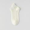 Calcetines de verano finos cortos para mujer, calcetines bajos de algodón desodorantes de malla transpirable para verano, calcetines blancos de verano de tubo corto y corte bajo tipo calcetín de barco