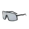 Gafas de Ciclismo de Una Pieza Estilo Nuevo Europeo y Americano, Gafas de Sol de Moda Europeas y Americanas para Deportes al Aire Libre, Gafas de Running, Gafas de Sol a Prueba de Viento