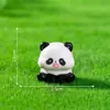 Miniatura de filhote de panda fofo para paisagismo de jardim, decoração DIY, pequenos enfeites de mesa