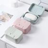 Jabonera portátil de viaje con tapa, sellada, para el hogar, lavandería, inodoro, dormitorio de estudiantes, venta al por mayor