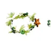 Jingdezhen Navidad Cerámica Cuerda Trenzada Pulsera Animales de Dibujos Animados Cuerda de Mano Joyería al por Mayor para Atracciones Turísticas Nicho Lujo Ligero