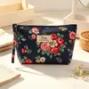 Bolsa de Lavar de Mão Impermeável de Grande Capacidade Bolsa de Armazenamento de Cosméticos Estampada para Viagem Bolsa de Maquiagem Portátil Grande Fonte