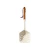 Juego de 7 utensilios de cocina de silicona con mango de madera de acacia Resistente a altas temperaturas Espátula para cocinar Antiadherente Espátula para freír Cuchara sopera de cocina diaria