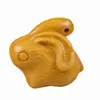 Sandália Criativa de Sândalo Esculpida à Mão Coelho Fofo Coelho do Zodíaco Desenho Animado Corrente para Celular Chaveiro Acessórios Pequenos Criativos