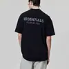 Essentials Nueva Marca de Moda Estadounidense Camiseta Casual Holgada de Manga Corta de Verano Ropa Versátil para Hombre de la Calle