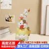 Bola de Cristal Sonhadora de Resina Personalizada Gato Empilhável Infantil Fofo Decoração de Casa Artesanato de Resina Exquisito Ornamento