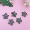 Amazon Piedra Natural Cristal 20mm Estrella de Cinco Puntas No Porosa Colgante Estrella Luna Joyería Pequeños Adornos de Estrella Accesorios