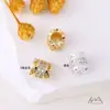 Cobre Banhado a Ouro 14K Cor Preservada Zircônia Contas Cilindricas Contas Espaçadoras Contas Soltas Pulseira de Cristal Pulseira de Pérola Acessórios para Joias DIY