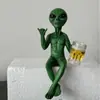 Adornos Extraterrestres Spot Transfronterizos Adornos de Jardín de Resina Artesanías de Enanos Enanos Adornos de Jardín Navideños