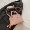 Bolsa Concha Feminina 2025 Nova Moda Tendência Bolsa Transversal de Ombro Feminina Simples Casual Bolsa de Axila Feminina