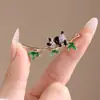 Broche Lindo de Panda Estilo Chino Corsage de Gama Alta para Hombres y Mujeres Pin con Significado de Ascenso Hebilla Ligera Antideslizante Decoración